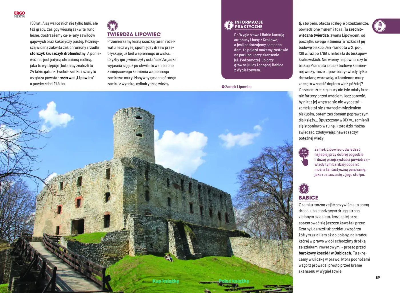 Fragment „Jura Krakowsko-Częstochowska pełna wrażeń. ActiveBook. Wydanie 1” — strona 8 z 14