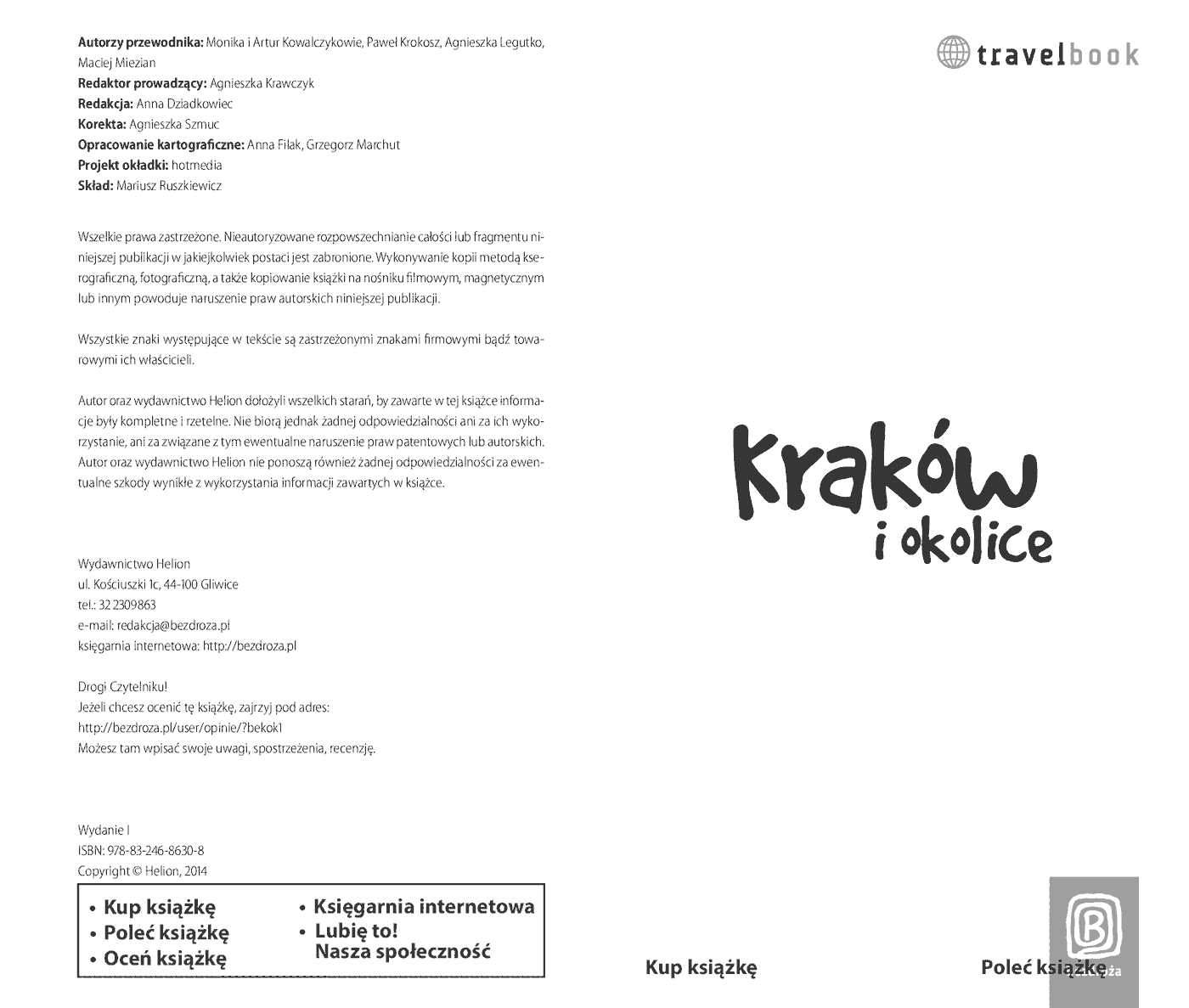 Fragment „Kraków i okolice. Travelbook. Wydanie 1” — strona 2 z 10