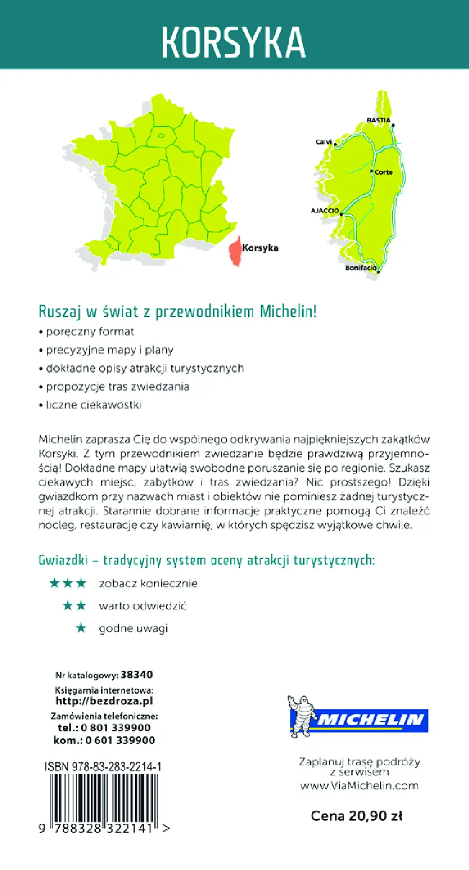 Fragment „Korsyka. Michelin. Wydania 1” — strona 14 z 15