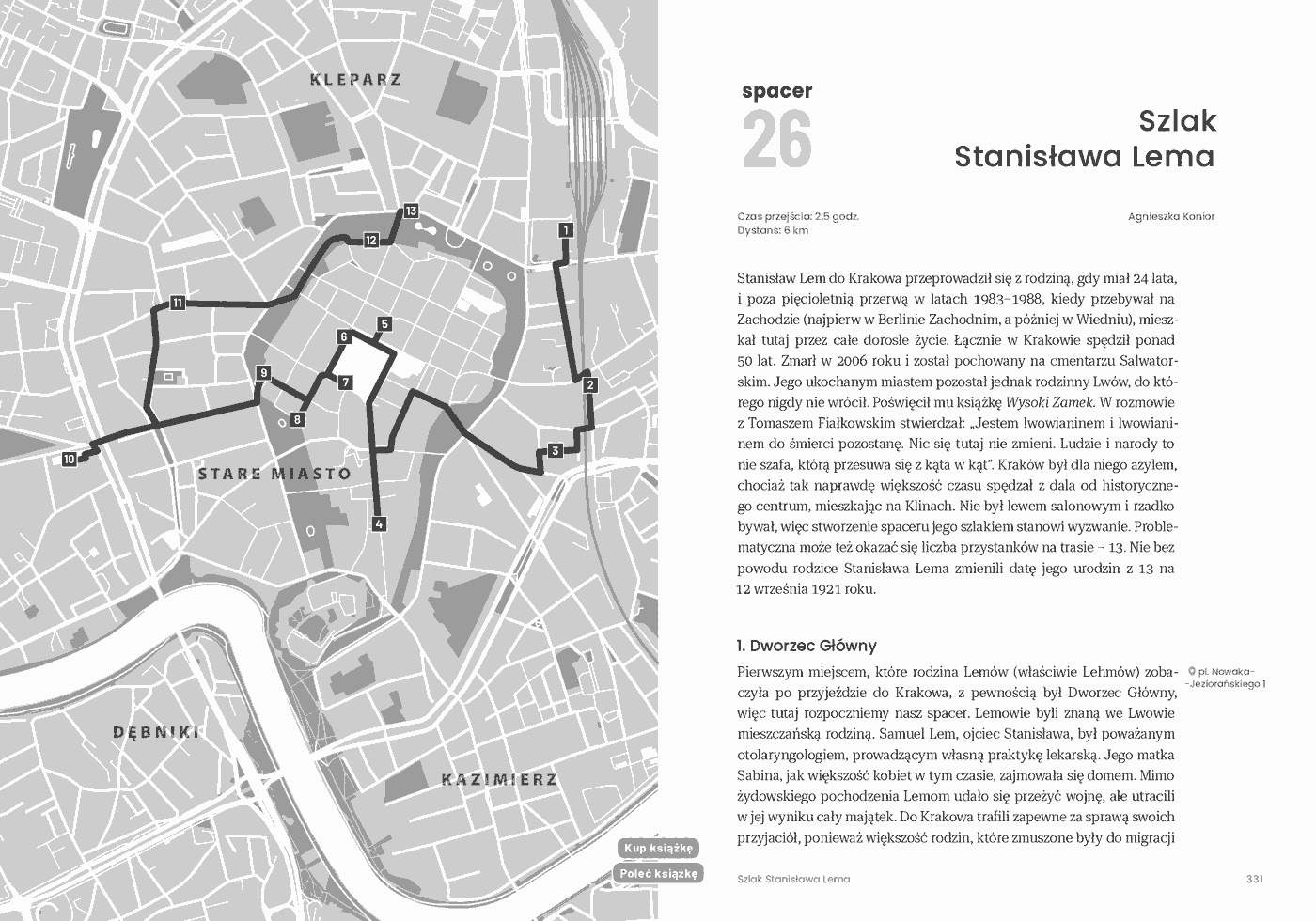 Fragment „Kraków. Spacerownik literacki” — strona 6 z 10