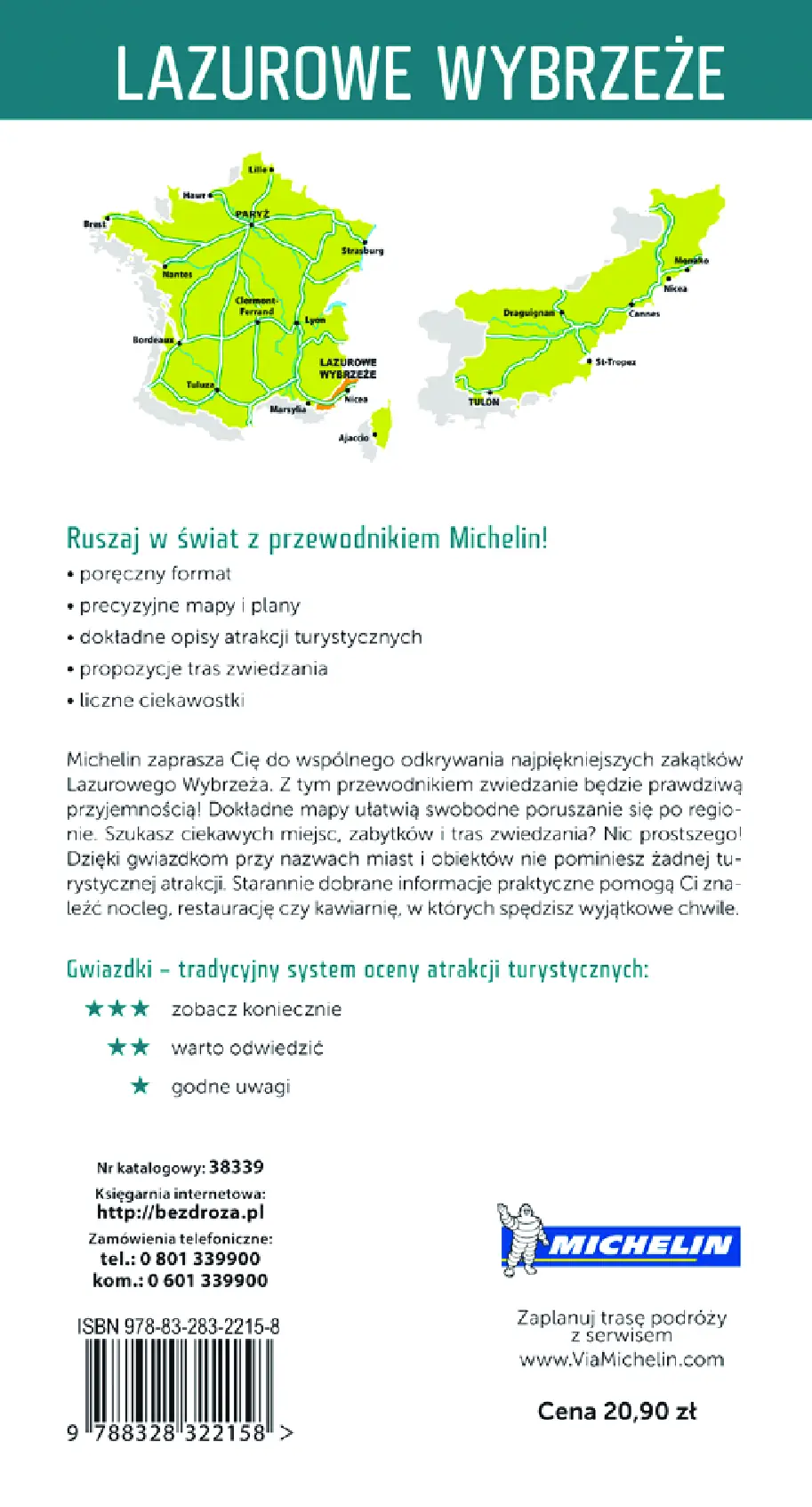 Fragment „Lazurowe Wybrzeże. Michelin. Wydanie 1” — strona 14 z 15