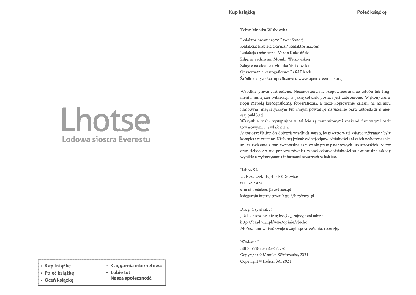 Fragment „Lhotse. Lodowa siostra Everestu” — strona 2 z 18