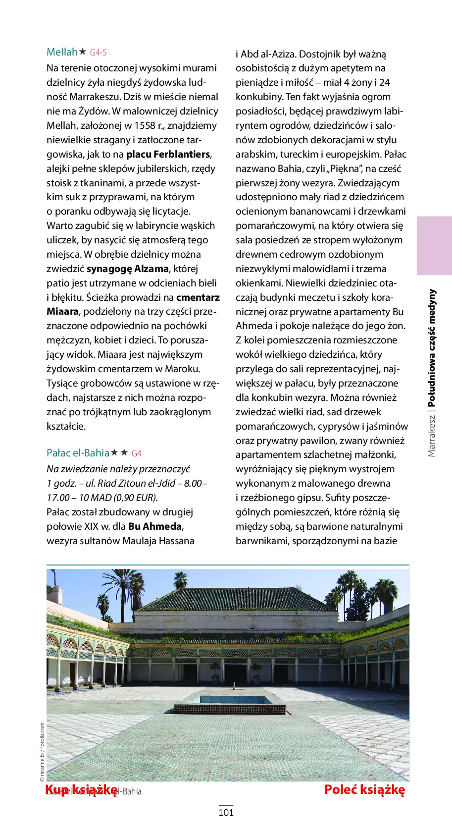 Fragment „Marrakesz. Michelin. Wydanie 1” — strona 11 z 18