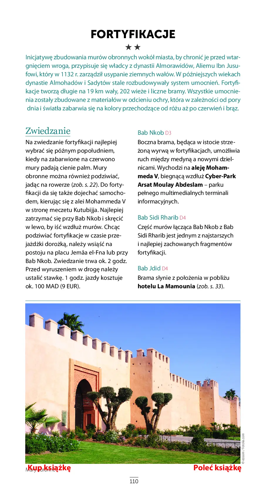 Fragment „Marrakesz. Michelin. Wydanie 1” — strona 12 z 18