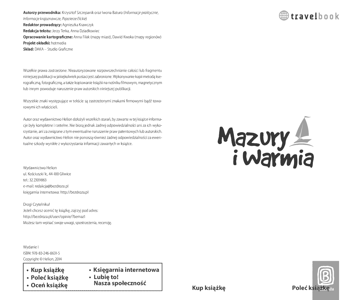 Fragment „Mazury i Warmia. Travelbook. Wydanie 1” — strona 2 z 10