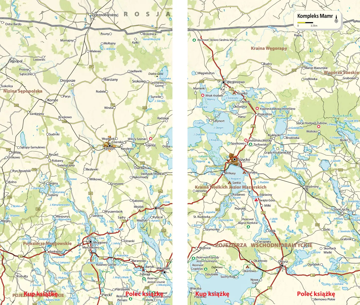 Fragment „Mazury i Warmia. Travelbook. Wydanie 1” — strona 6 z 10
