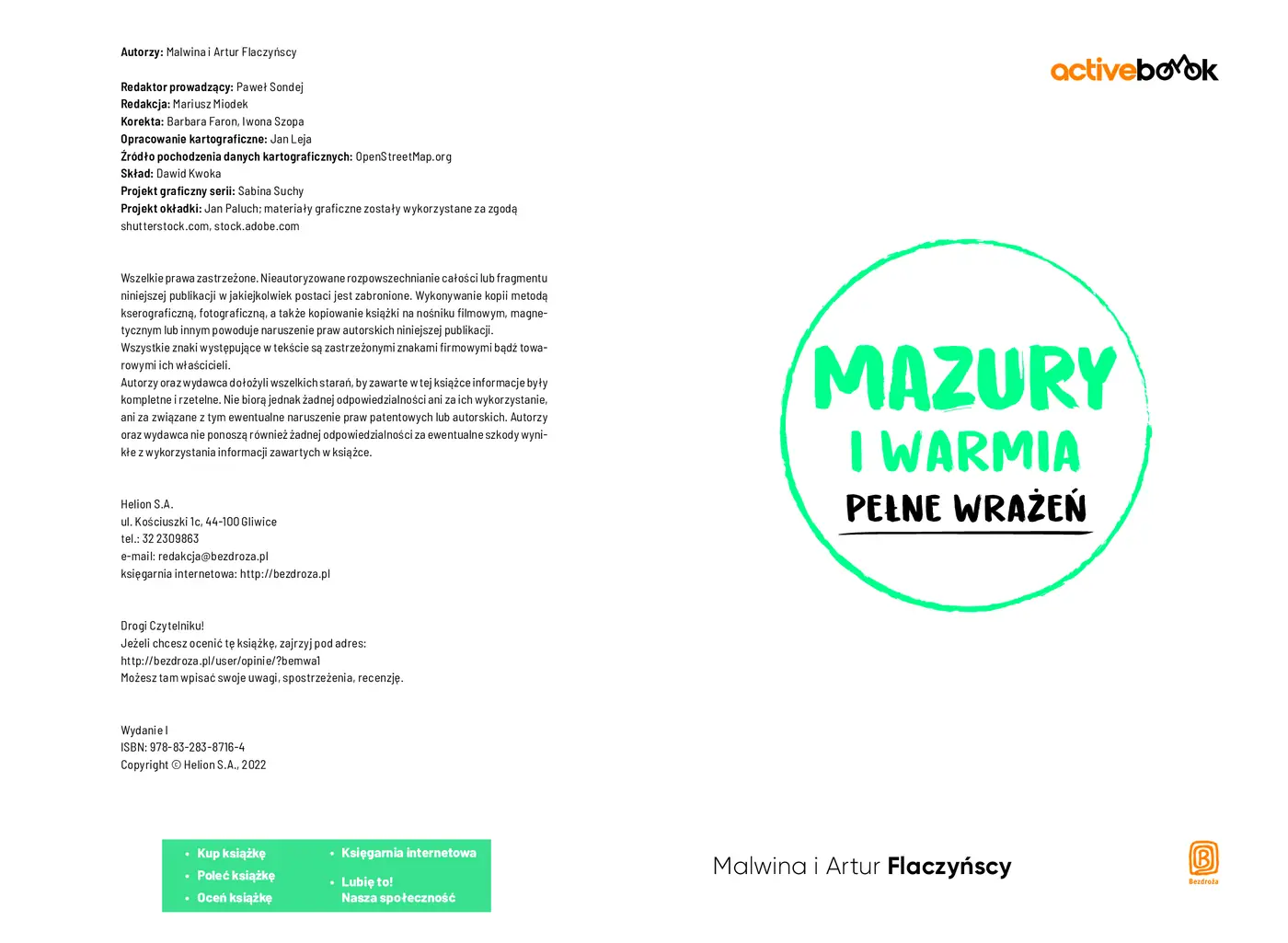 Fragment „Mazury i Warmia pełne wrażeń. ActiveBook. Wydanie 1” — strona 2 z 13