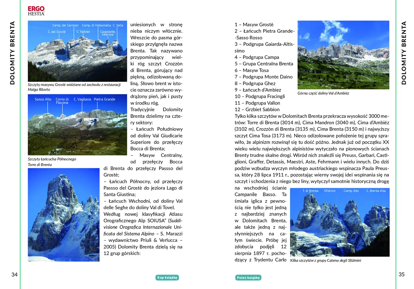 Fragment „Najpiękniejsze ferraty. Dolomity Brenta. Via delle Bocchette” — strona 5 z 10