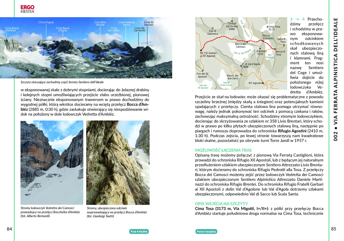 Fragment „Najpiękniejsze ferraty. Dolomity Brenta. Via delle Bocchette” — strona 8 z 10