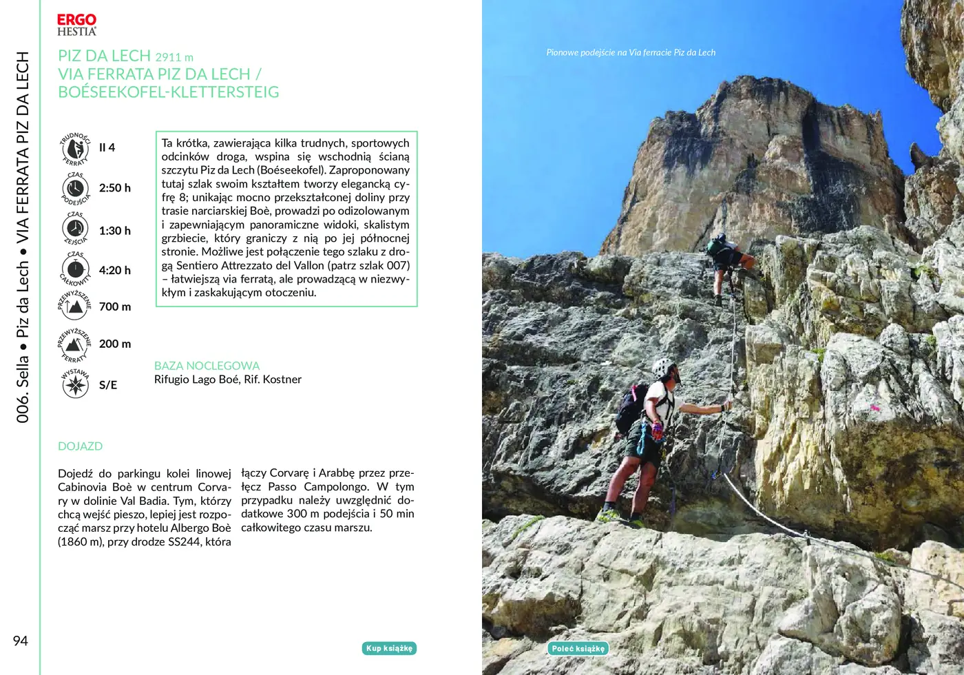 Fragment „Najpiękniejsze ferraty. Dolomity. Marmolada. Sassolungo. Sella. Sciliar. Catinaccio. Latemar” — strona 5 z 10