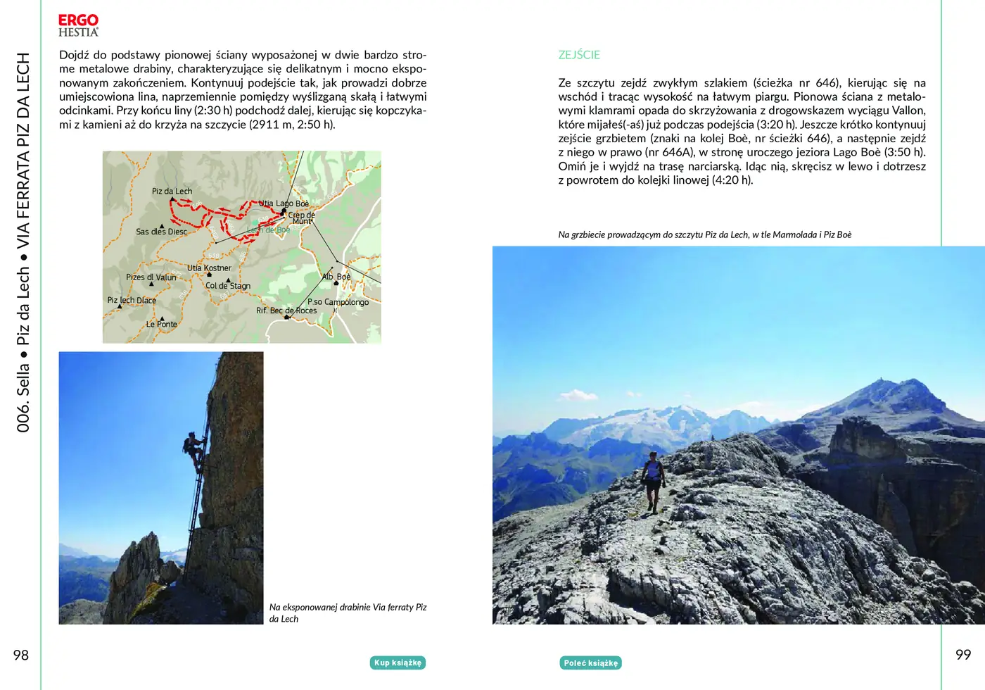 Fragment „Najpiękniejsze ferraty. Dolomity. Marmolada. Sassolungo. Sella. Sciliar. Catinaccio. Latemar” — strona 7 z 10