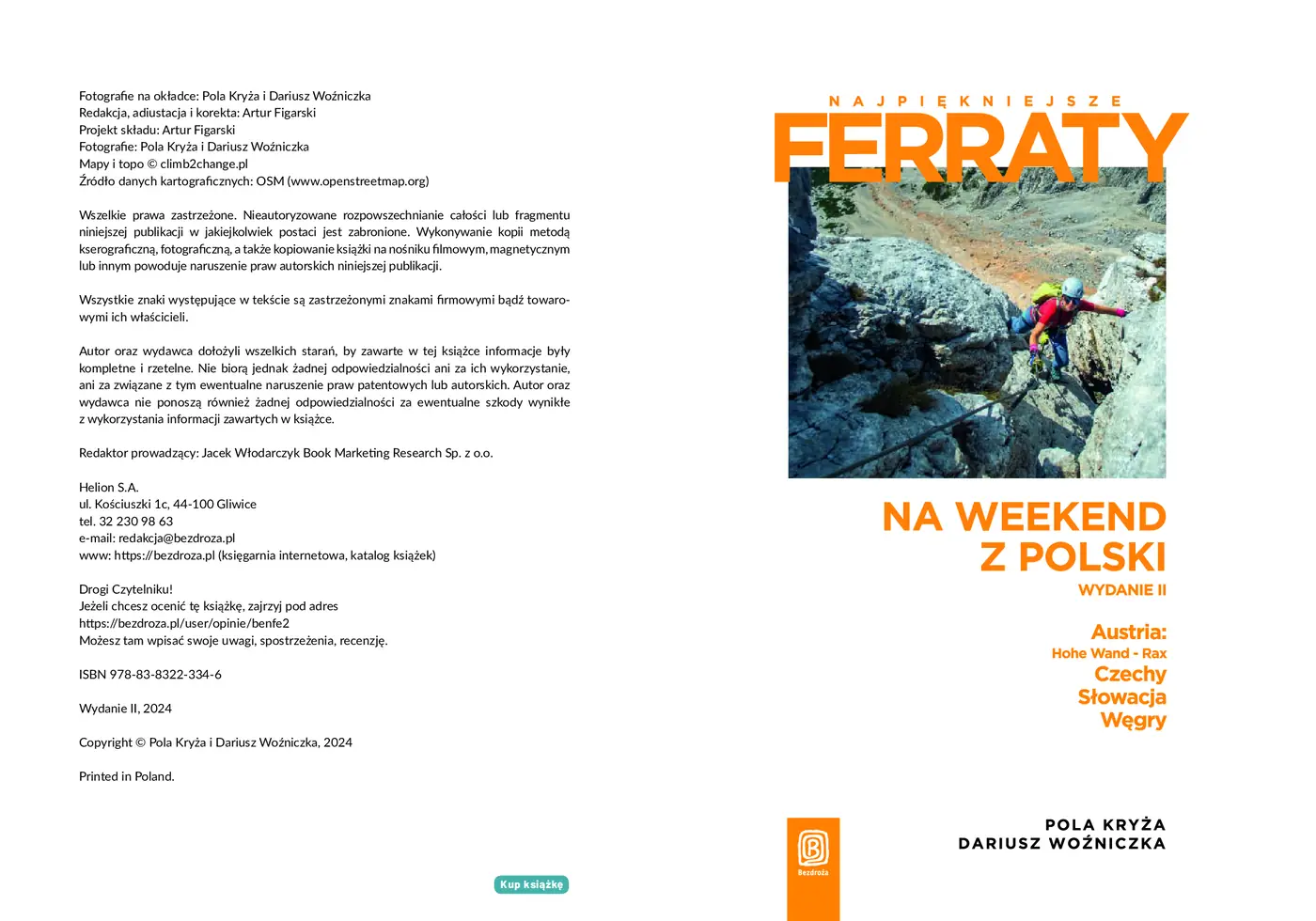 Fragment „Najpiękniejsze ferraty. Na weekend z Polski. Austria: Hohe Wand - Rax, Czechy, Słowacja, Węgry. Wydanie 2” — strona 2 z 8