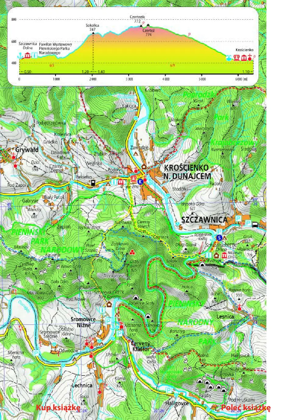 Fragment „Pieniny i Magura Spiska, Beskid Sądecki. Wydanie 2” — strona 6 z 18