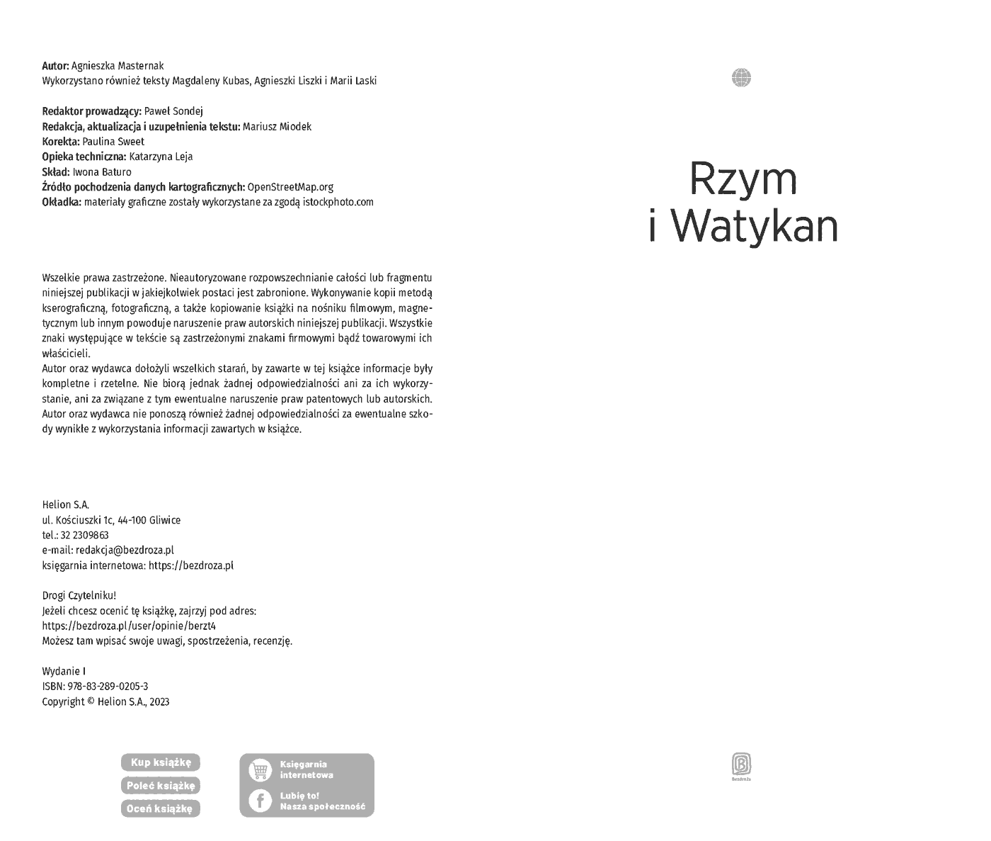 Fragment „Rzym i Watykan. Travelbook. Wyd. 1” — strona 2 z 9