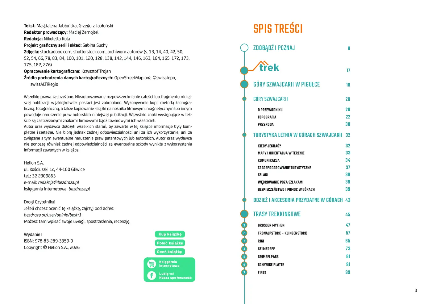 Fragment „Szwajcaria. trek&travel. Wydanie 1” — strona 2 z 11