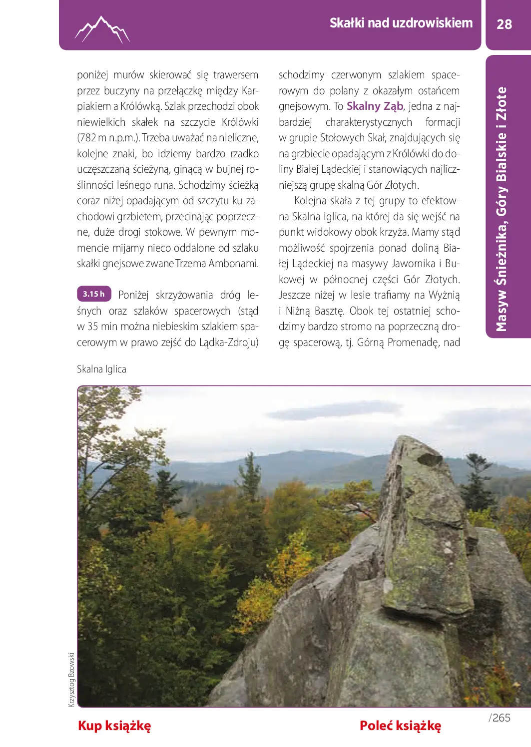Fragment „Sudety. Najpiękniejsze wycieczki w Polsce, Czechach i Niemczech. Wydanie 1” — strona 25 z 28