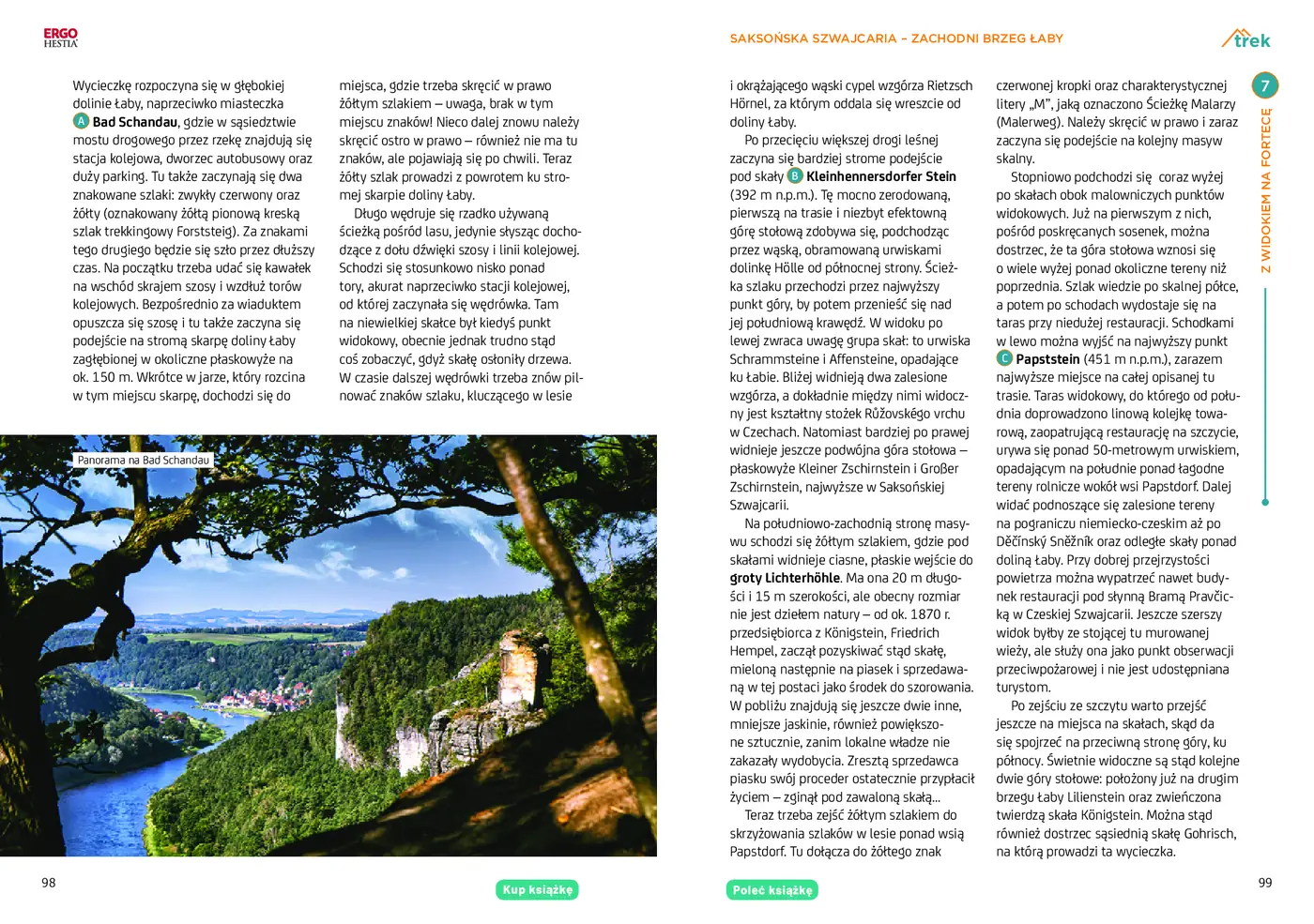 Fragment „Saksońska i Czeska Szwajcaria. trek&travel. Wydanie 1” — strona 5 z 10