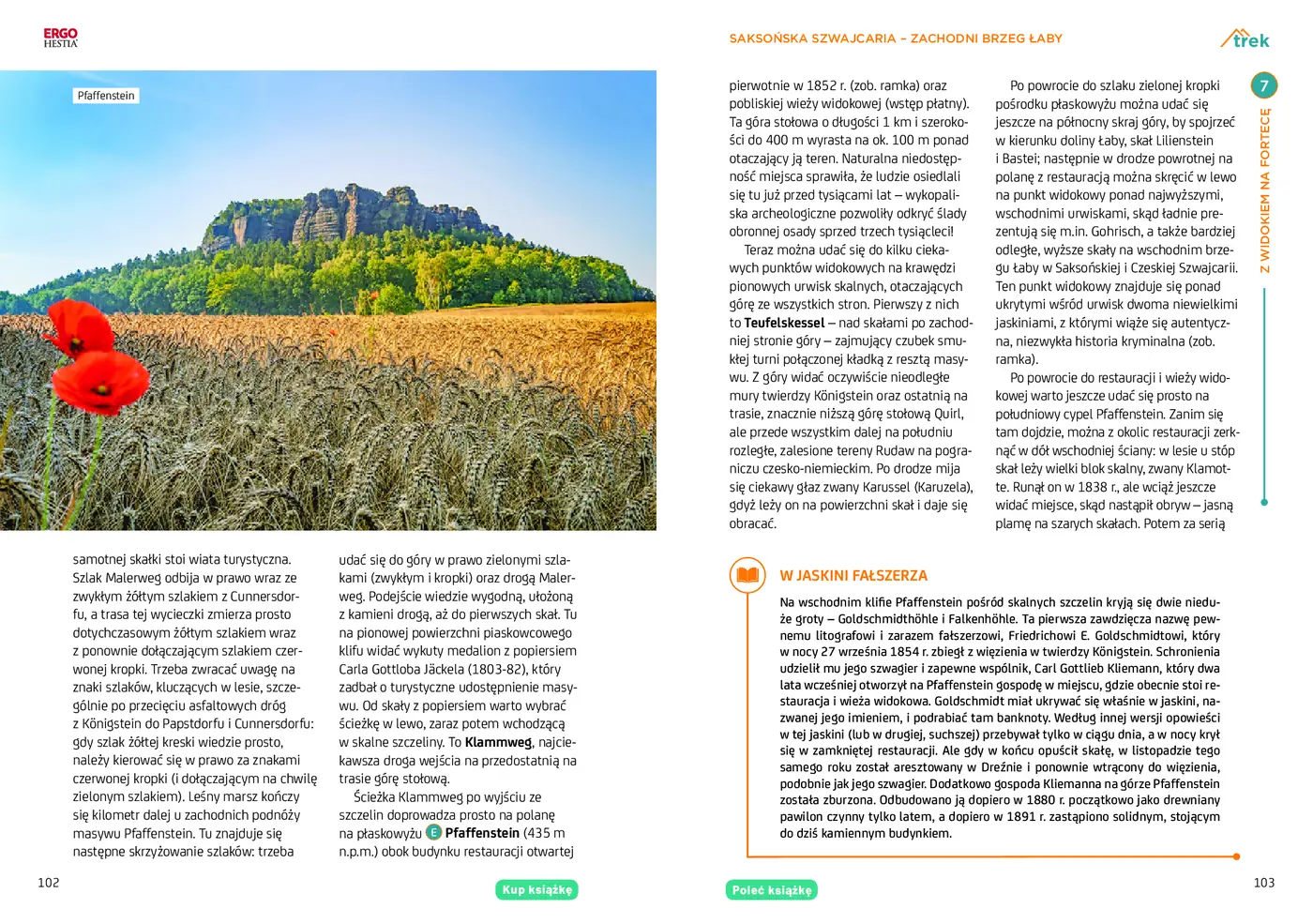 Fragment „Saksońska i Czeska Szwajcaria. trek&travel. Wydanie 1” — strona 7 z 10