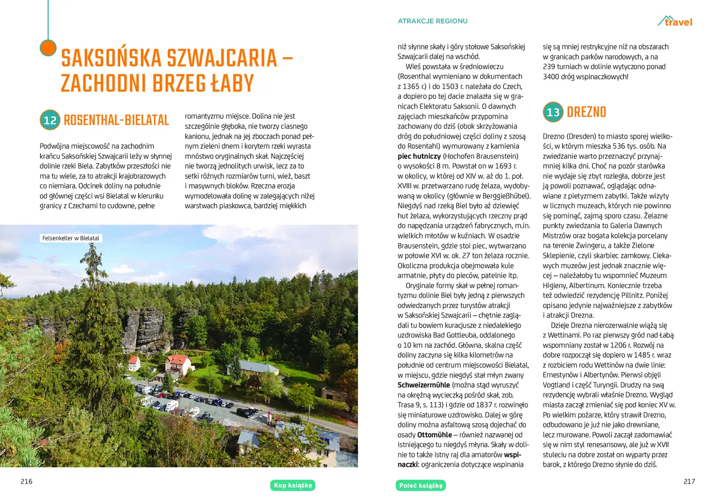 Fragment „Saksońska i Czeska Szwajcaria. trek&travel. Wydanie 1” — strona 8 z 10