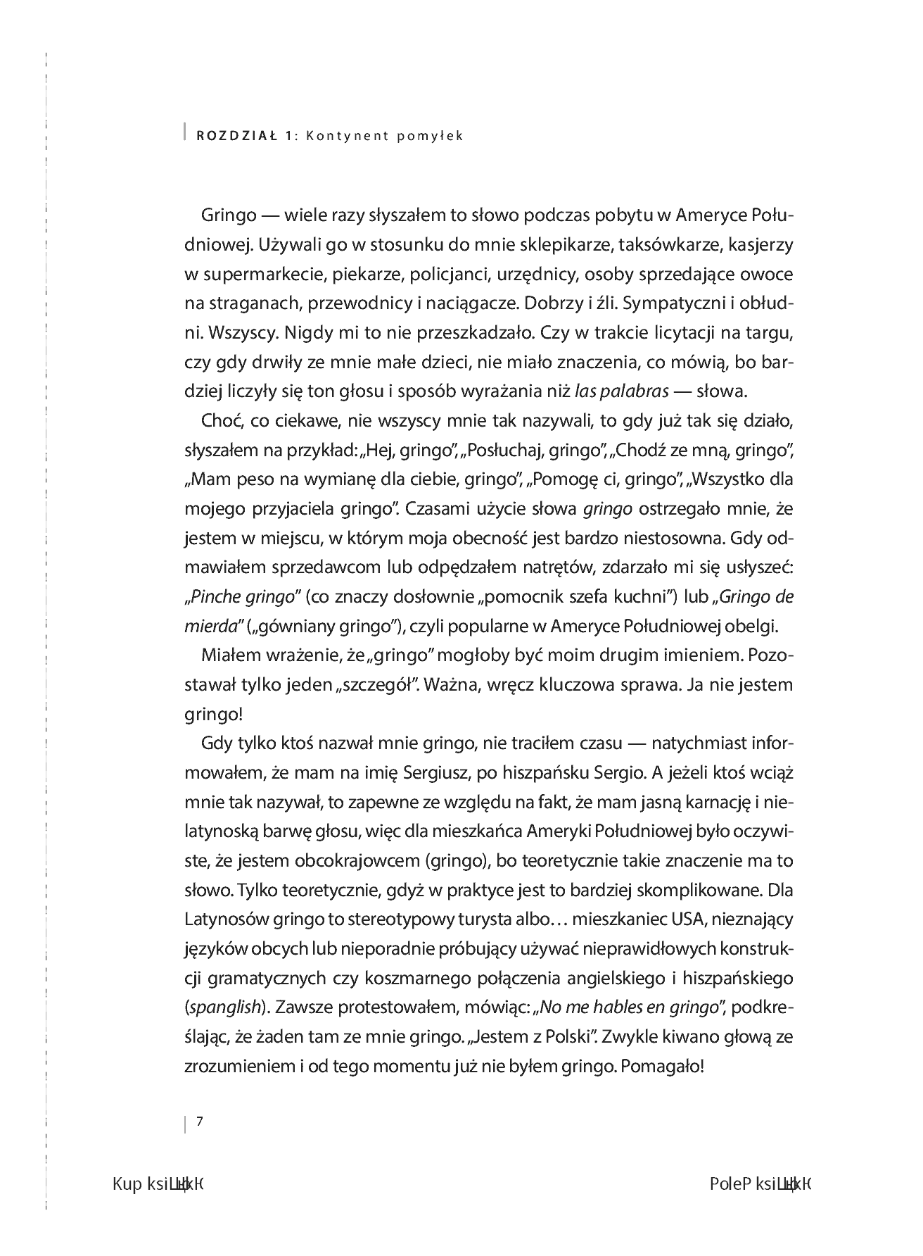 Fragment „To nie jest miejsce dla gringo” — strona 7 z 22