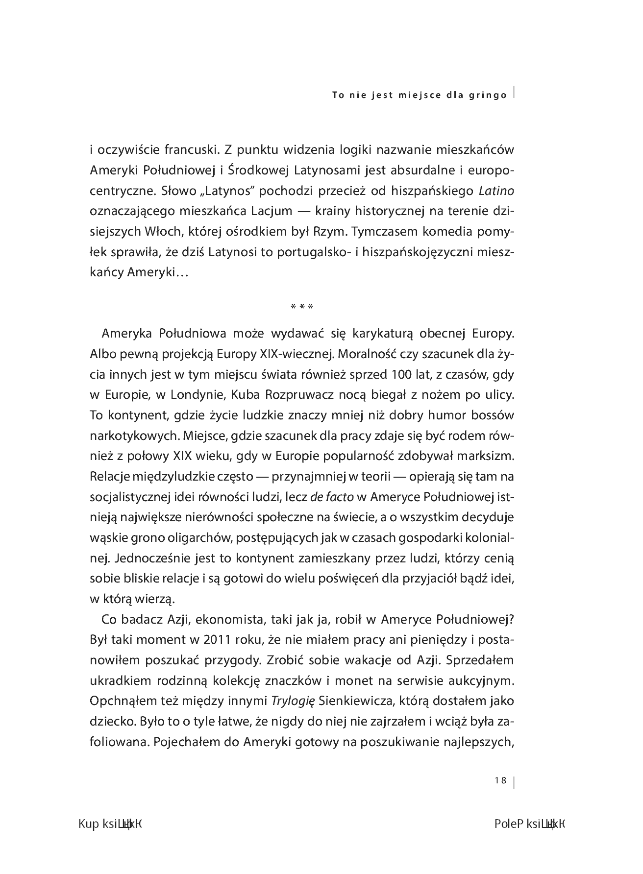 Fragment „To nie jest miejsce dla gringo” — strona 18 z 22