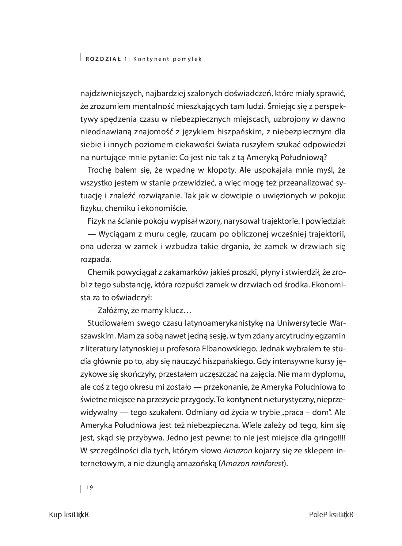 Fragment „To nie jest miejsce dla gringo” — strona 19 z 22