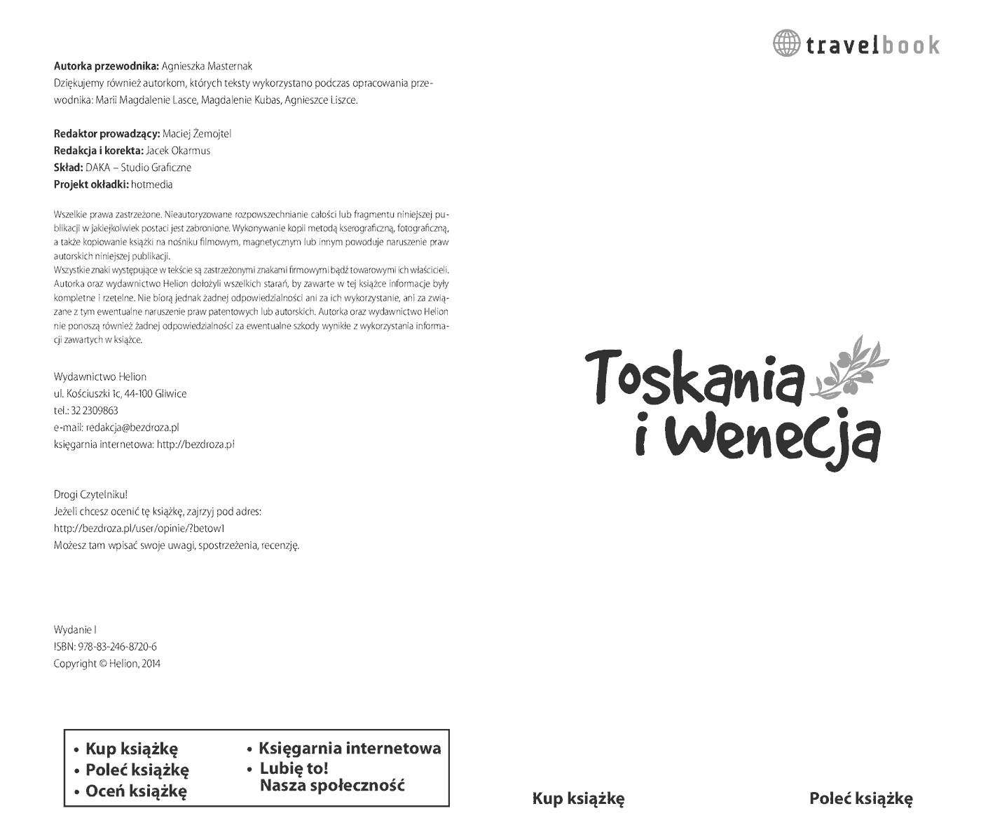 Fragment „Toskania i Wenecja. Travelbook. Wydanie 1” — strona 2 z 11