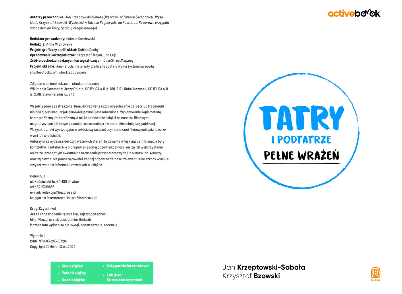 Fragment „Tatry i Podtatrze pełne wrażeń. ActiveBook. Wydanie 1” — strona 2 z 16