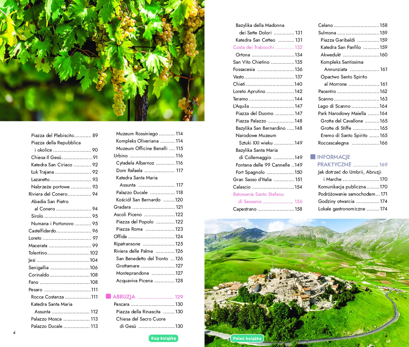 Fragment „Umbria, Marche, Abruzja. Travelbook. Wydanie 1” — strona 3 z 9