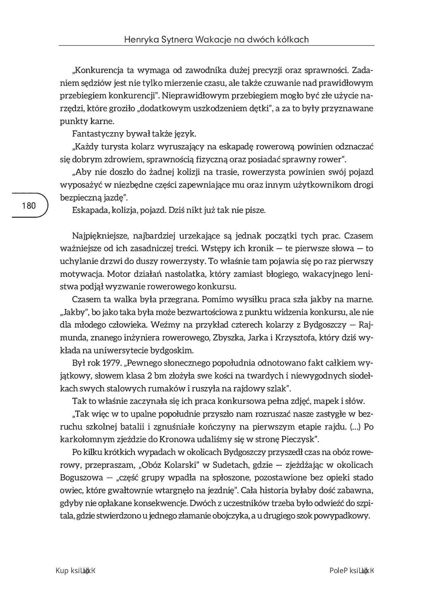 Fragment „Henryka Sytnera Wakacje na Dwóch Kółkach” — strona 4 z 18