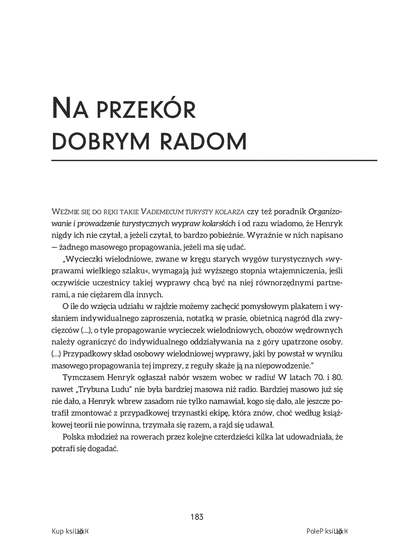 Fragment „Henryka Sytnera Wakacje na Dwóch Kółkach” — strona 7 z 18