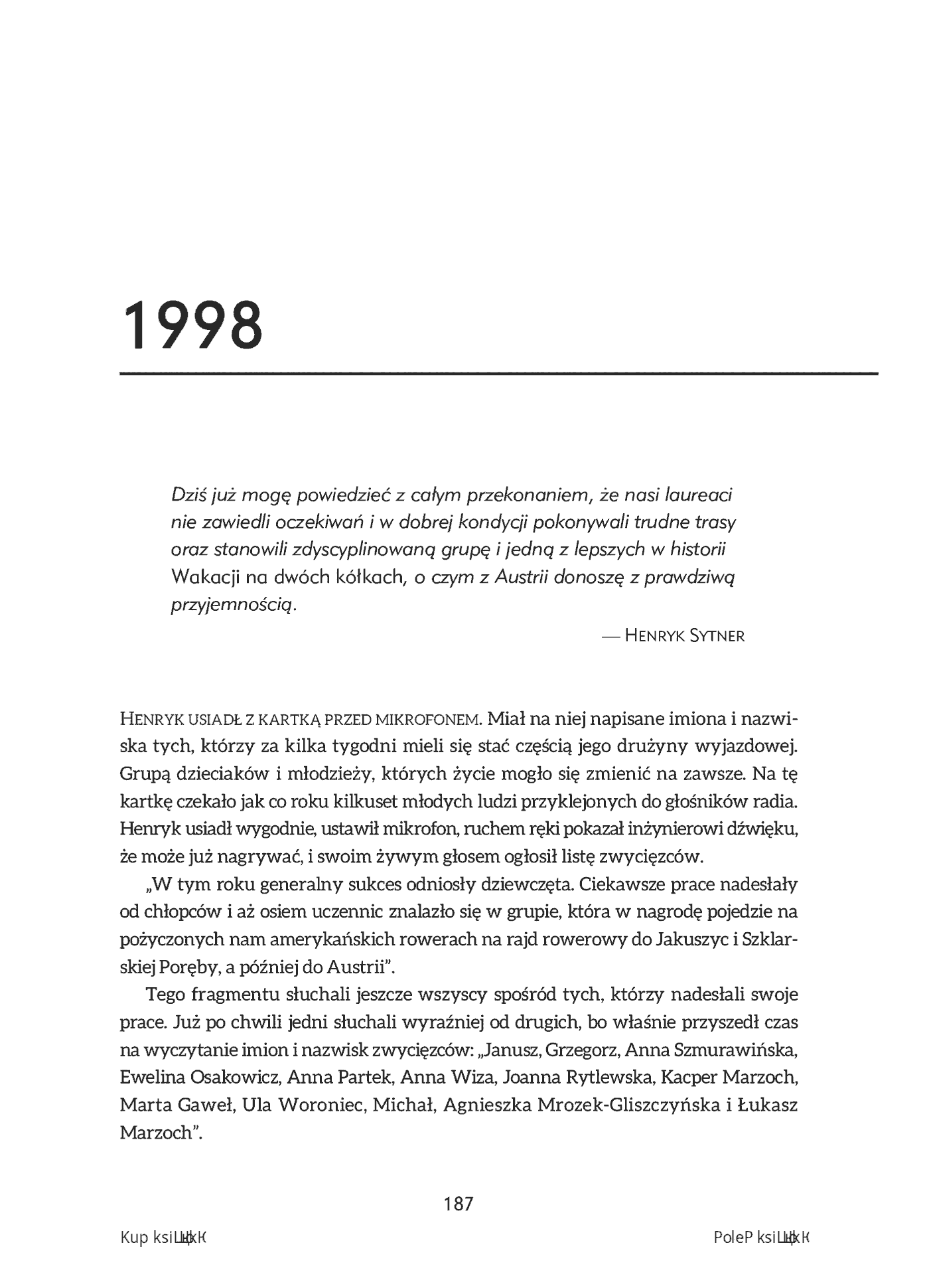 Fragment „Henryka Sytnera Wakacje na Dwóch Kółkach” — strona 11 z 18