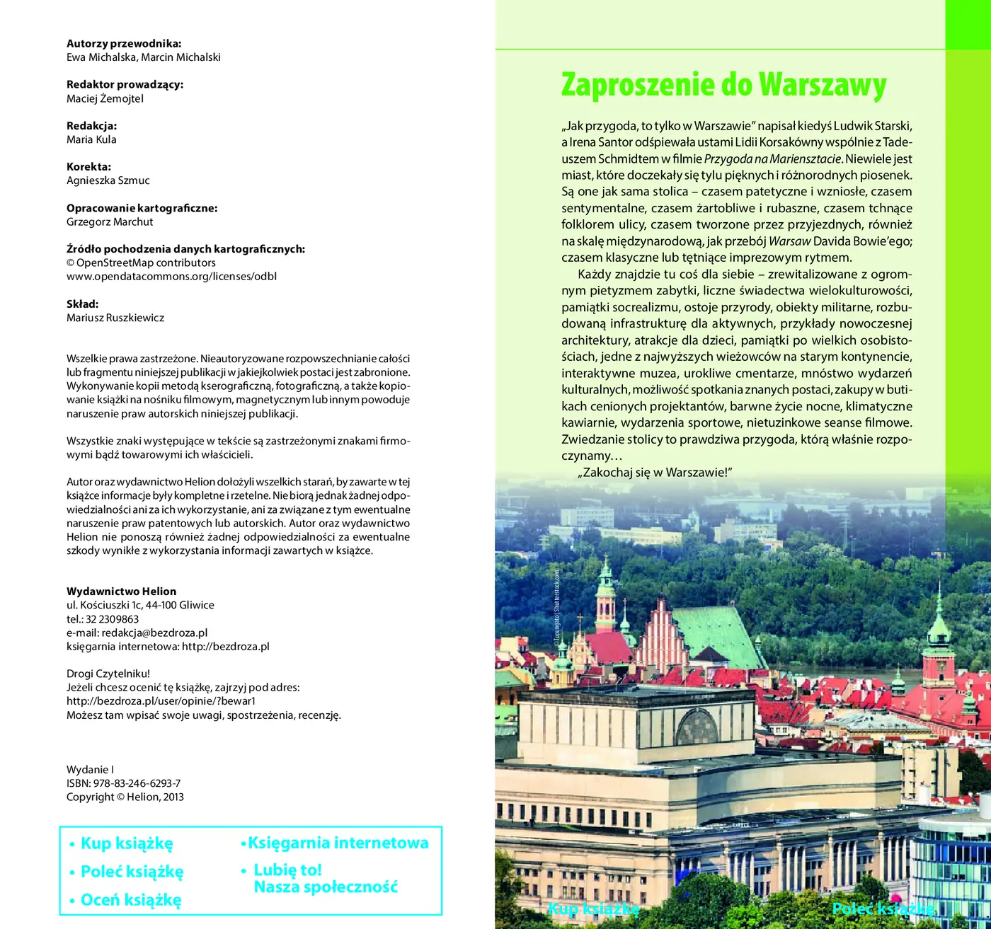Fragment „Warszawa. Syrenka w wielkim mieście. Przewodnik rekreacyjny. Wydanie 1” — strona 2 z 8