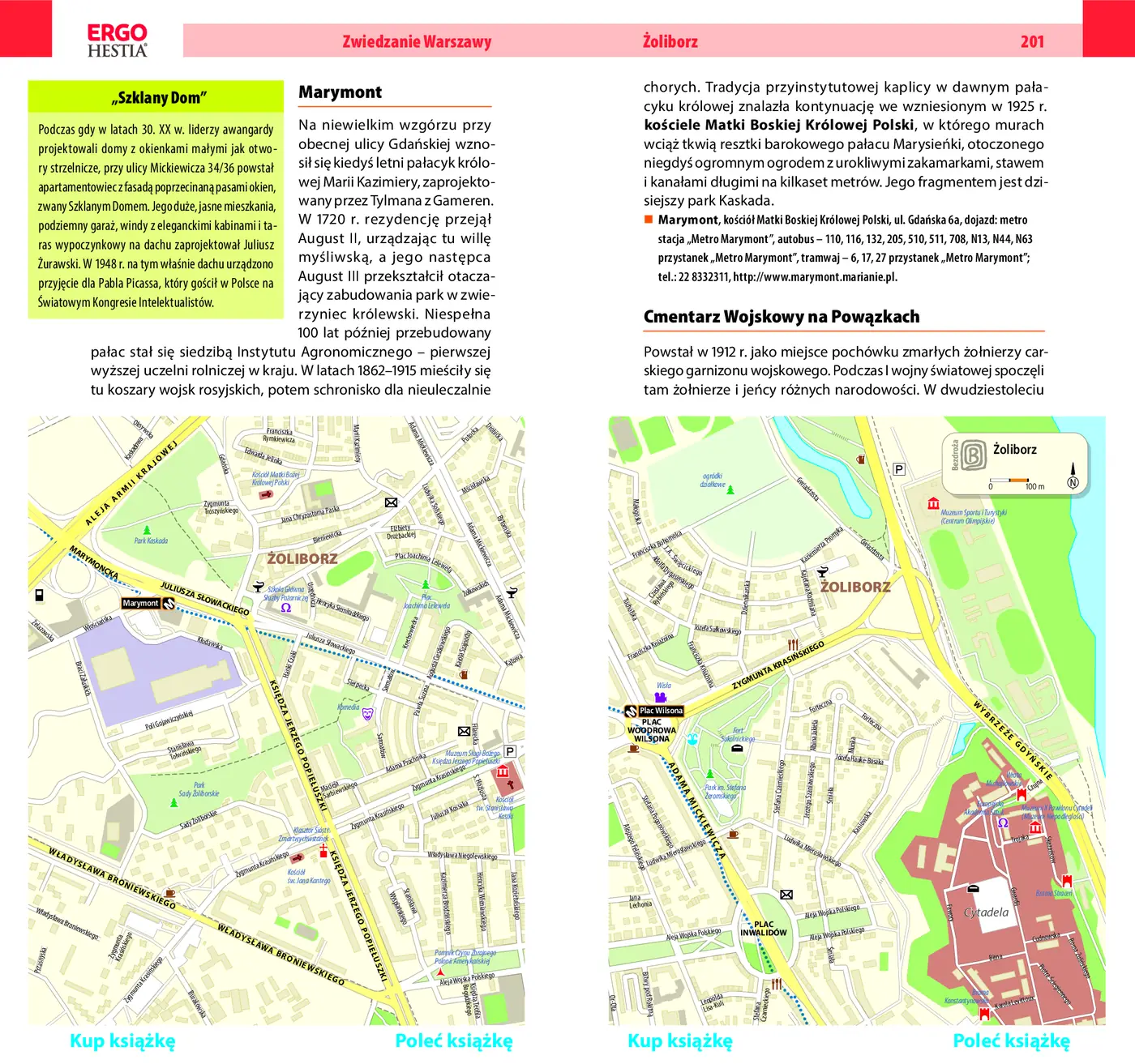 Fragment „Warszawa. Syrenka w wielkim mieście. Przewodnik rekreacyjny. Wydanie 1” — strona 7 z 8