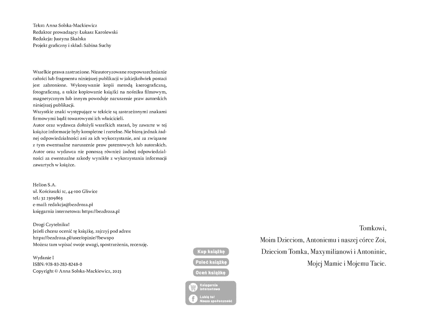 Fragment „Tomek, mój wszechświat. Wspomnienie o Tomaszu Mackiewiczu” — strona 2 z 9