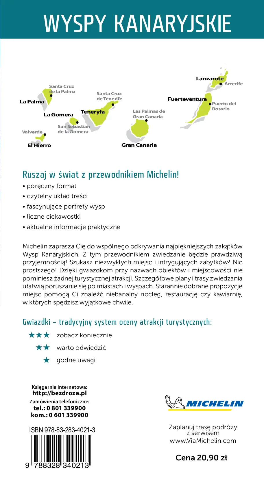 Fragment „Wyspy Kanaryjskie. Michelin. Wydanie 1” — strona 14 z 15