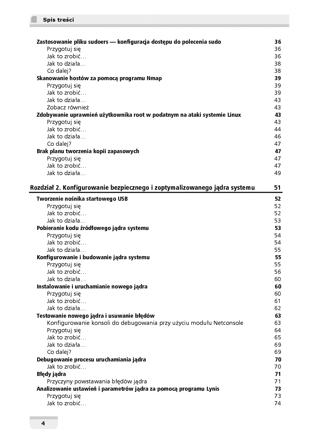 Fragment „Bezpieczeństwo systemu Linux w praktyce. Receptury. Wydanie II” — strona 4 z 30