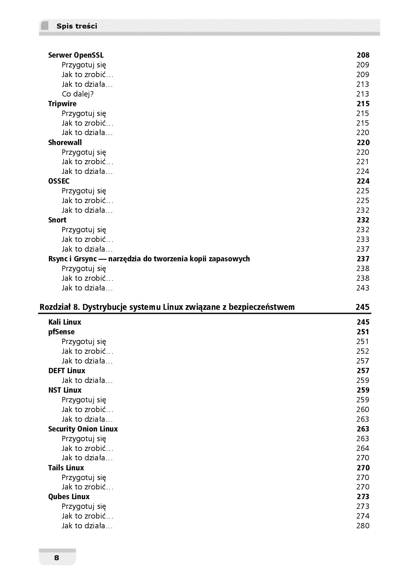 Fragment „Bezpieczeństwo systemu Linux w praktyce. Receptury. Wydanie II” — strona 8 z 30