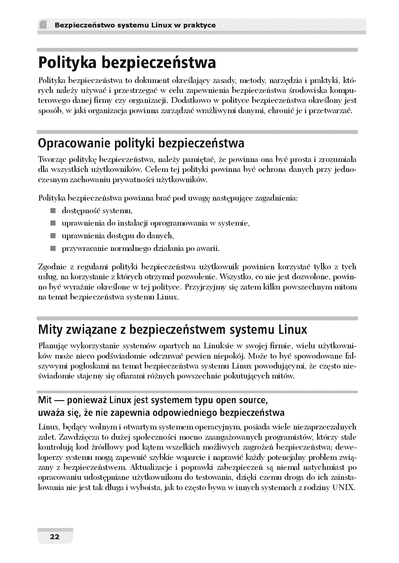 Fragment „Bezpieczeństwo systemu Linux w praktyce. Receptury. Wydanie II” — strona 14 z 30