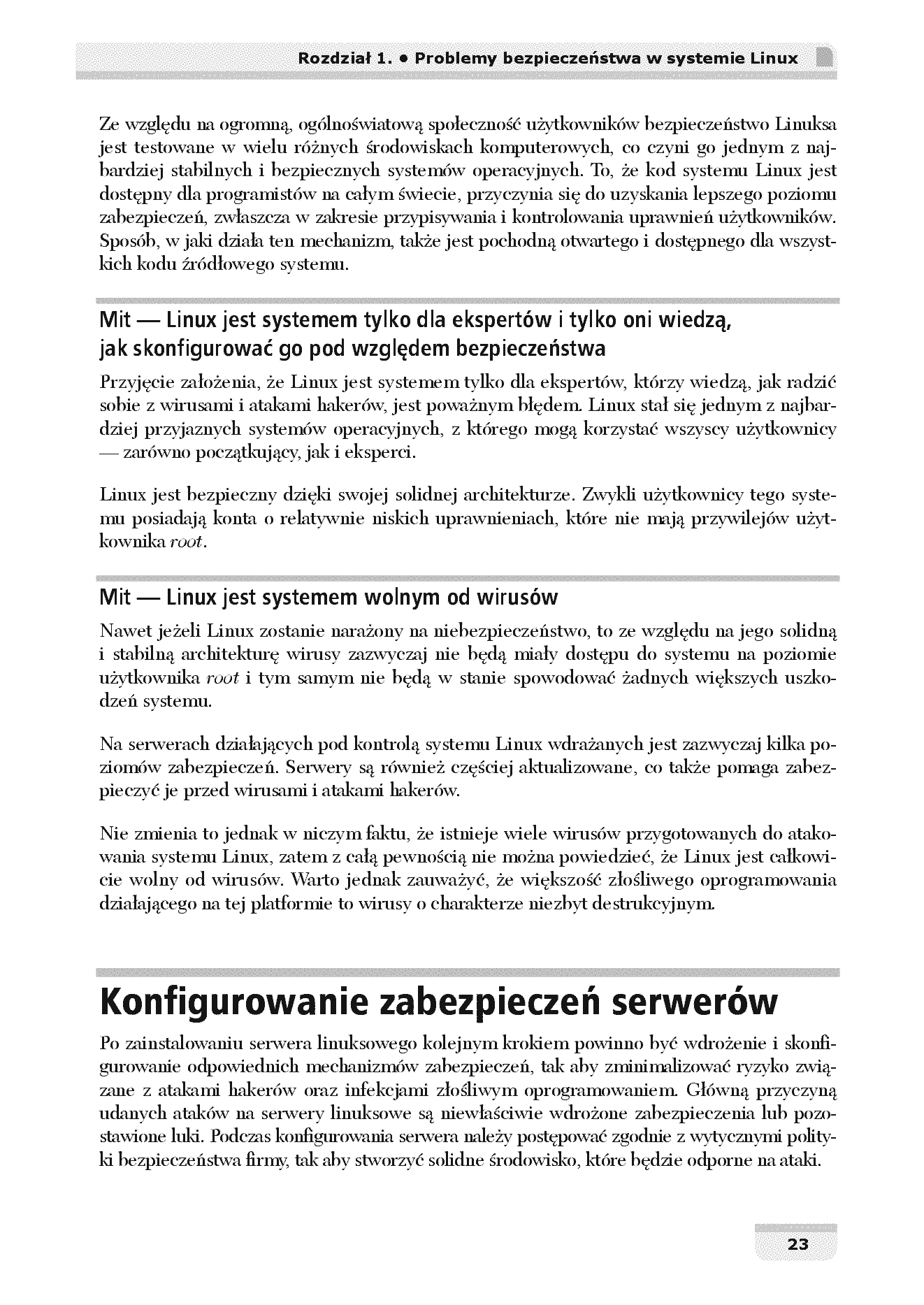 Fragment „Bezpieczeństwo systemu Linux w praktyce. Receptury. Wydanie II” — strona 15 z 30