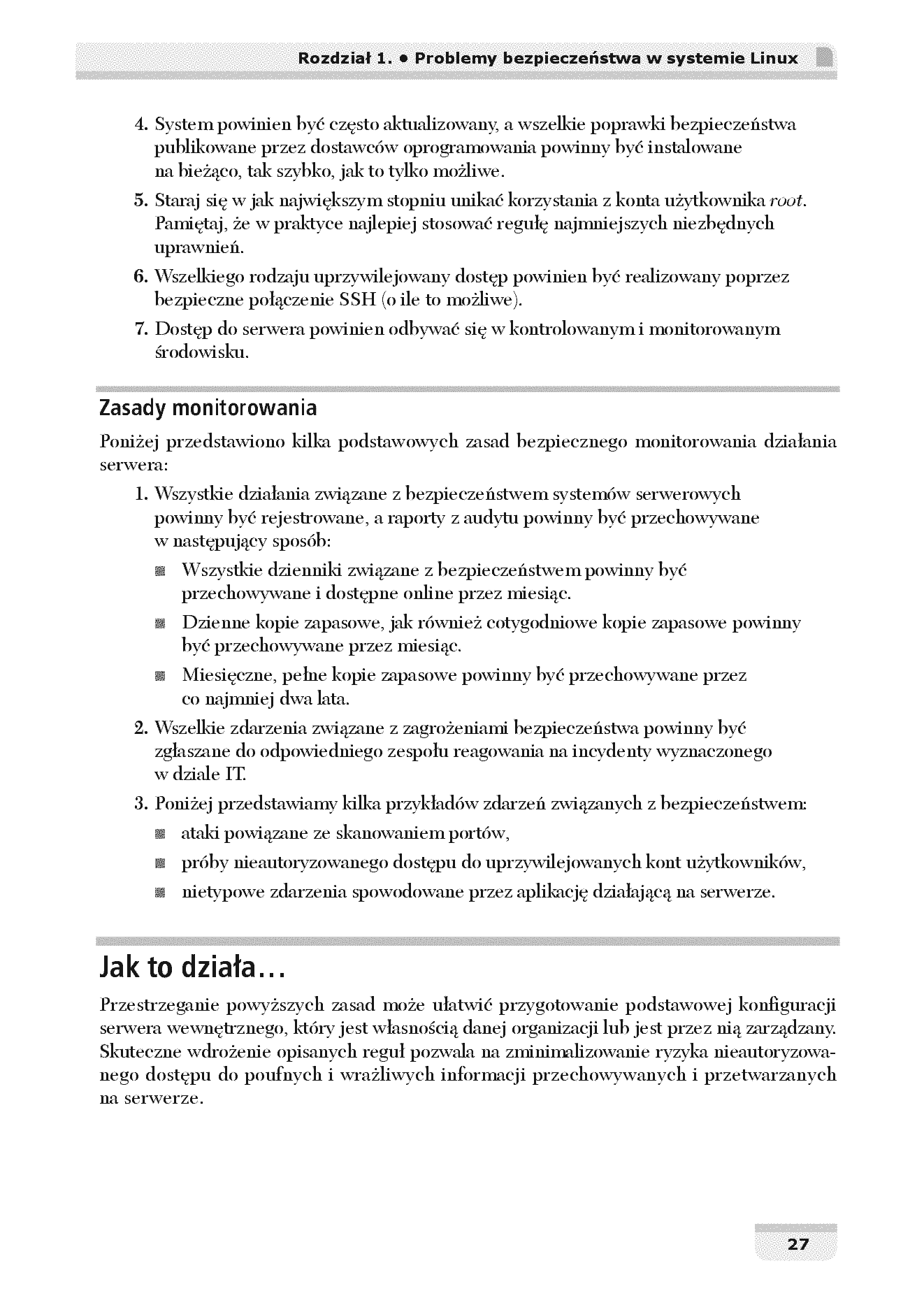 Fragment „Bezpieczeństwo systemu Linux w praktyce. Receptury. Wydanie II” — strona 19 z 30