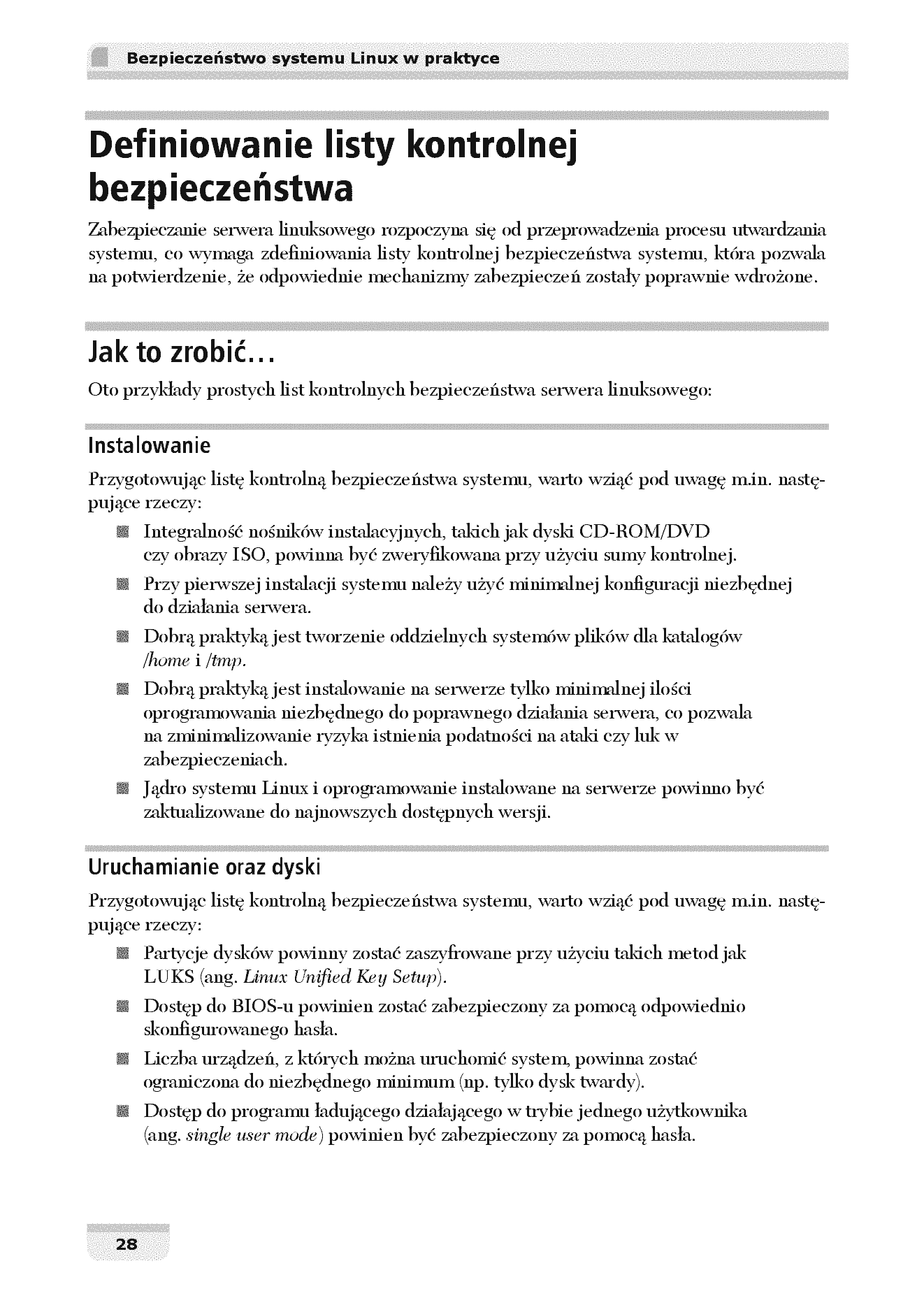 Fragment „Bezpieczeństwo systemu Linux w praktyce. Receptury. Wydanie II” — strona 20 z 30