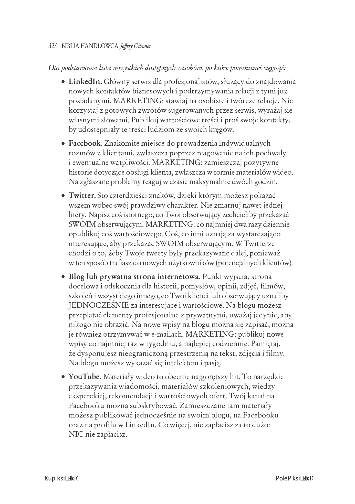 Fragment „Biblia handlowca. Najbogatsze źródło wiedzy o sprzedaży. Wydanie III” — strona 18 z 28