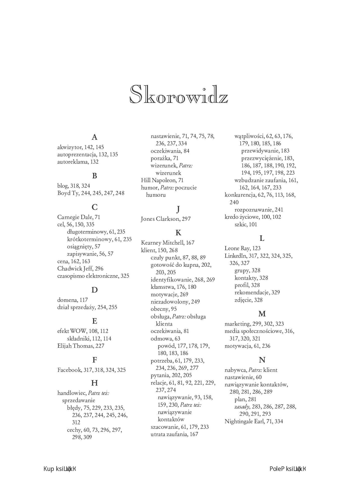 Fragment „Biblia handlowca. Najbogatsze źródło wiedzy o sprzedaży. Wydanie III” — strona 25 z 28
