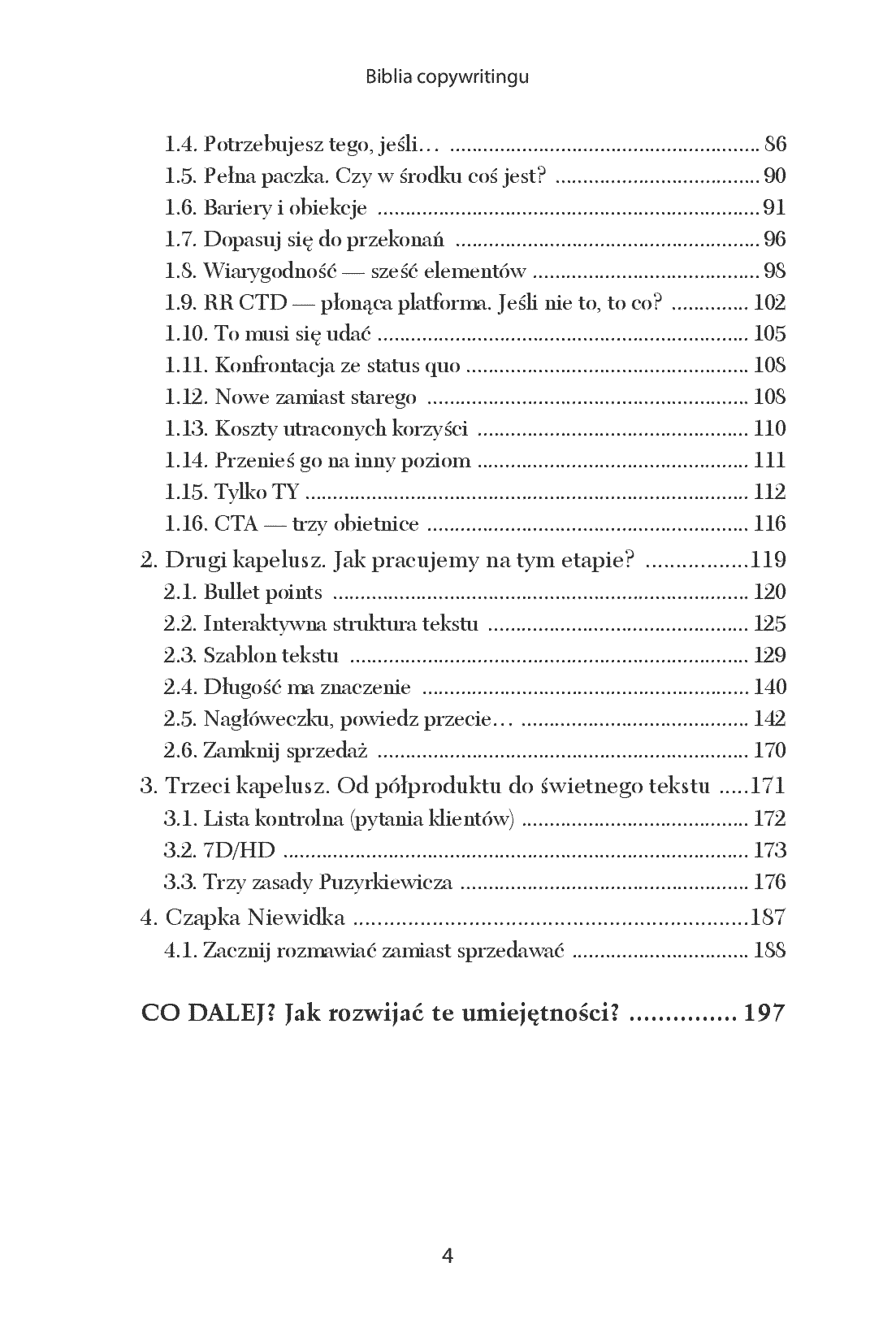 Fragment „Biblia copywritingu. Wydanie II poszerzone” — strona 4 z 14