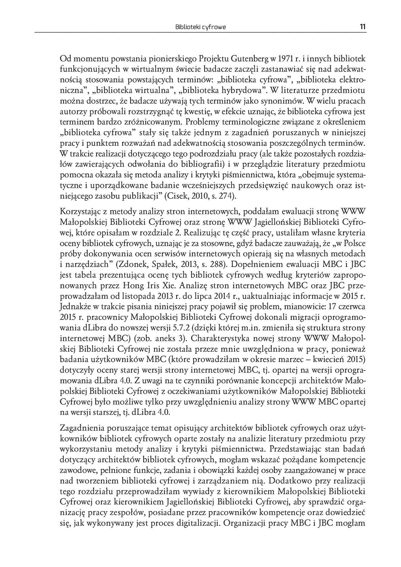 Fragment „Biblioteki cyfrowe: tworzenie, zarządzanie, odbiór” — strona 7 z 12