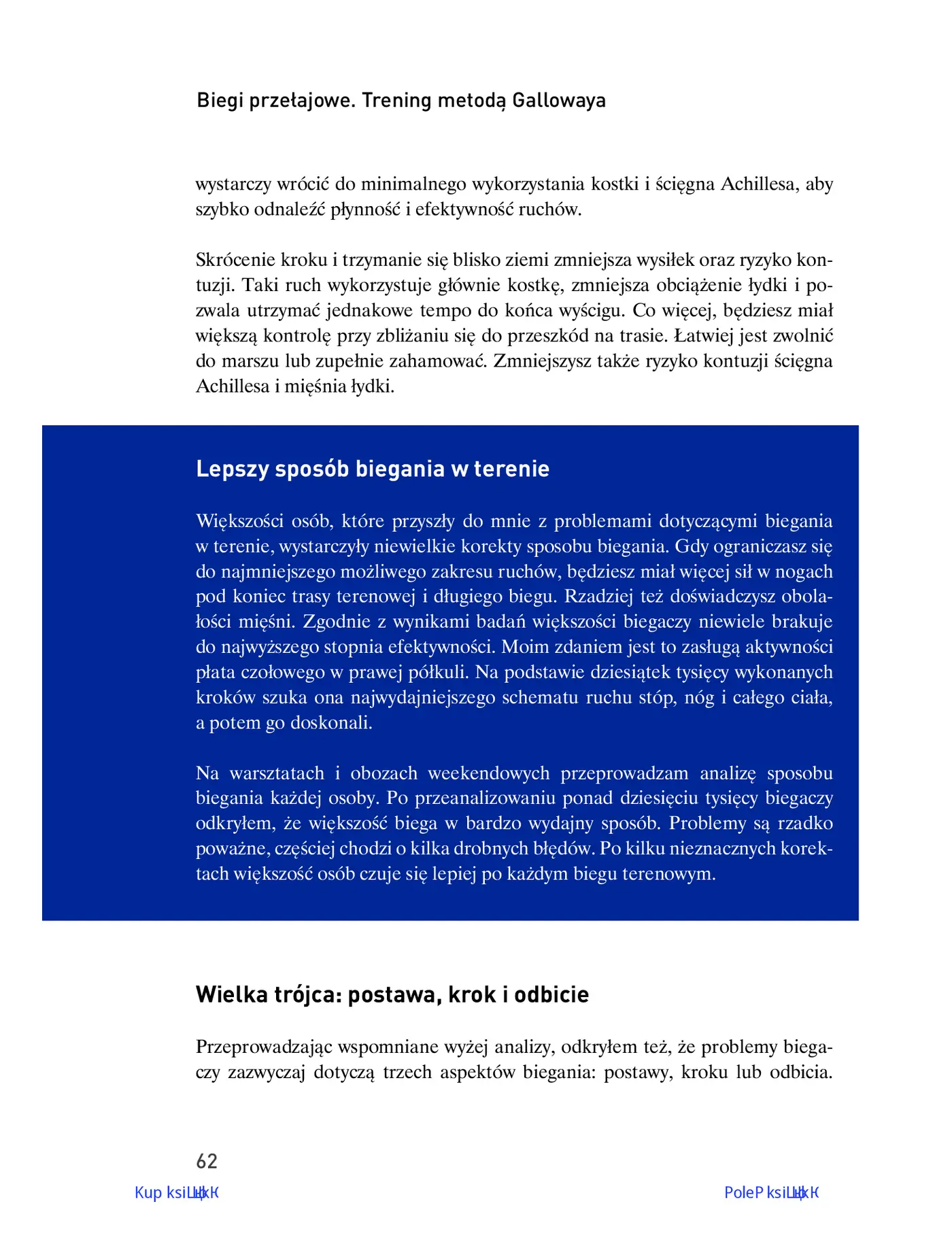 Fragment „Biegi przełajowe. Trening metodą Gallowaya” — strona 6 z 20