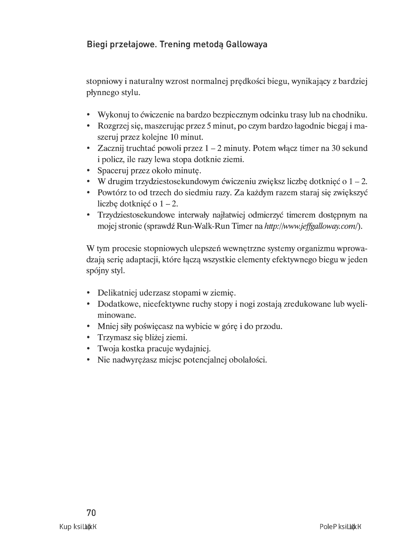 Fragment „Biegi przełajowe. Trening metodą Gallowaya” — strona 14 z 20