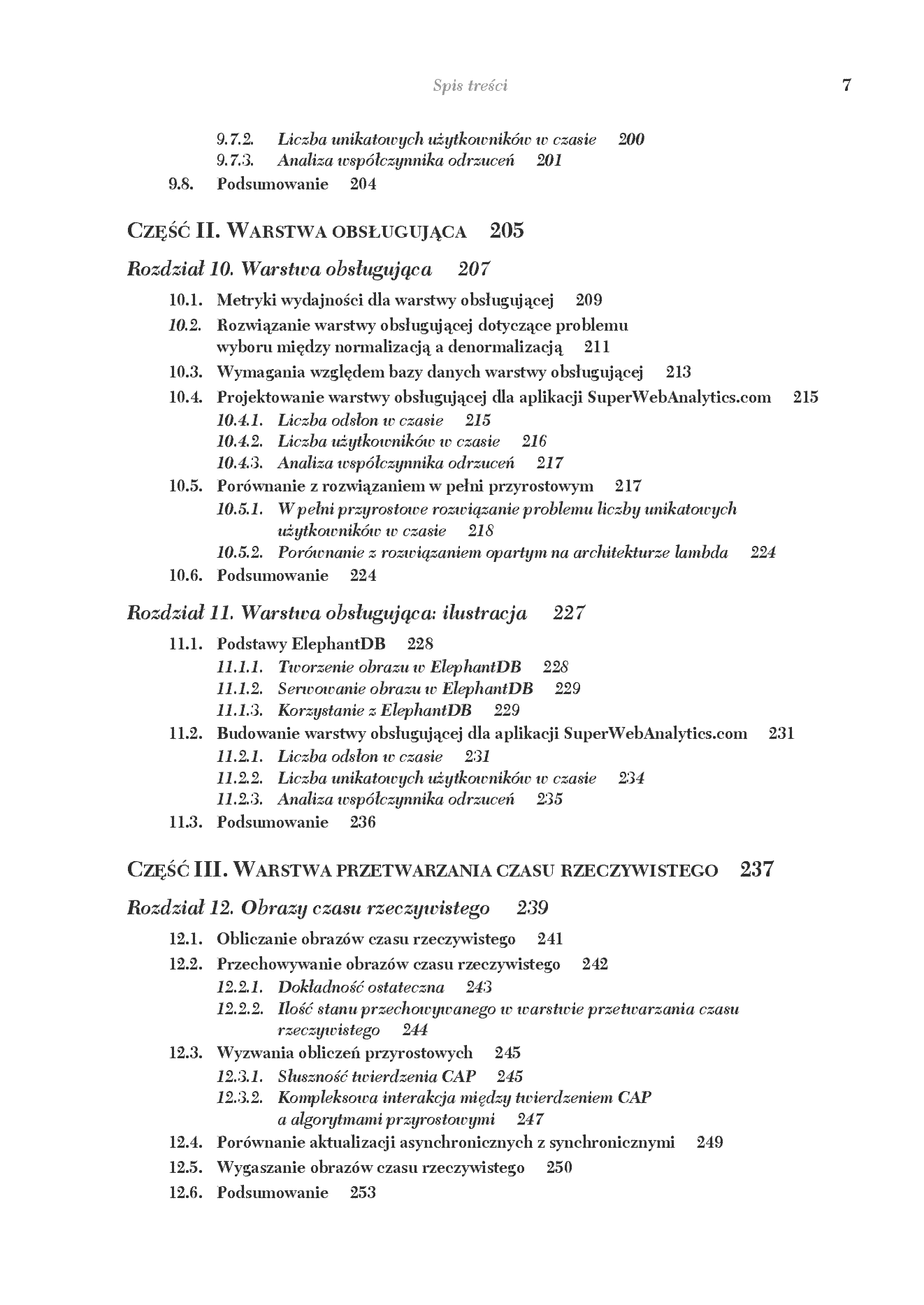 Fragment „Big Data. Najlepsze praktyki budowy skalowalnych systemów obsługi danych w czasie rzeczywistym” — strona 7 z 30