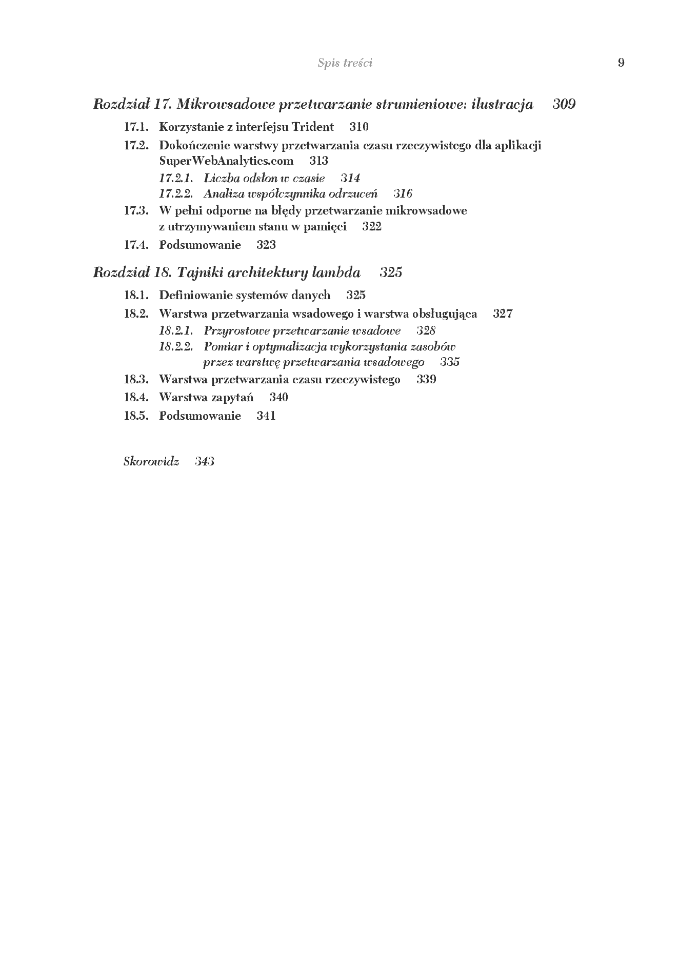 Fragment „Big Data. Najlepsze praktyki budowy skalowalnych systemów obsługi danych w czasie rzeczywistym” — strona 9 z 30